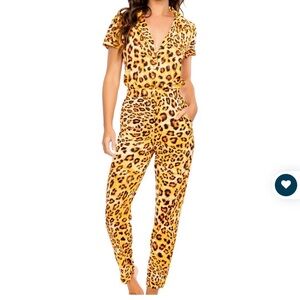 Leopard Print Jumpsuit